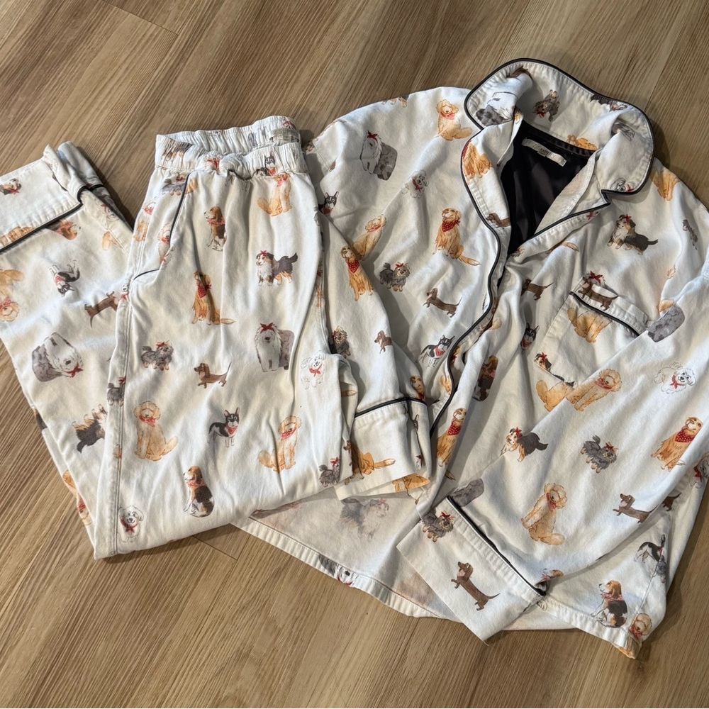 Z SUPPLY Dog Print Pajama Set, size Small. - Picture 2 of 2